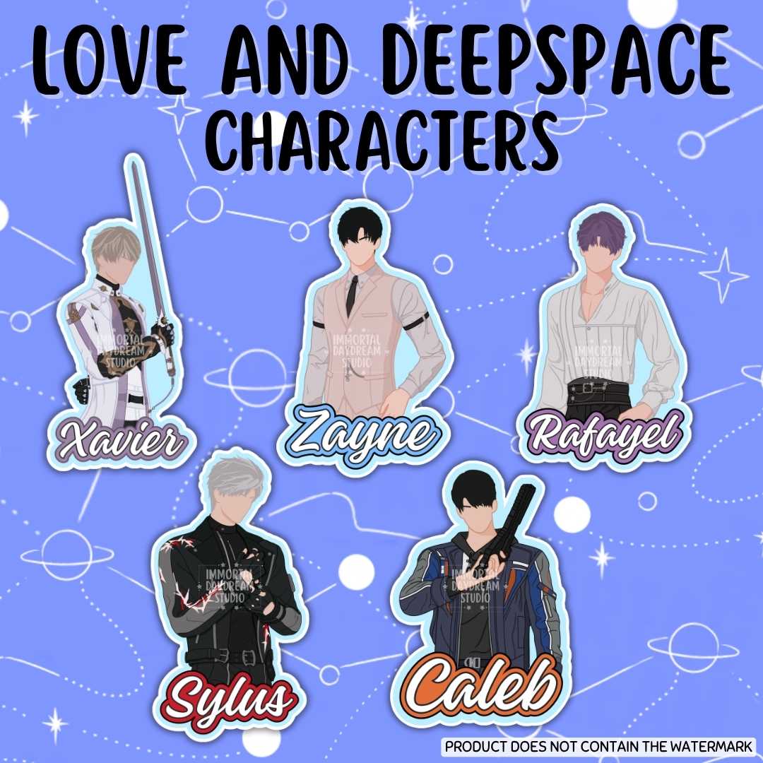 LOVE AND DEEPSPACE: Characters Stickers