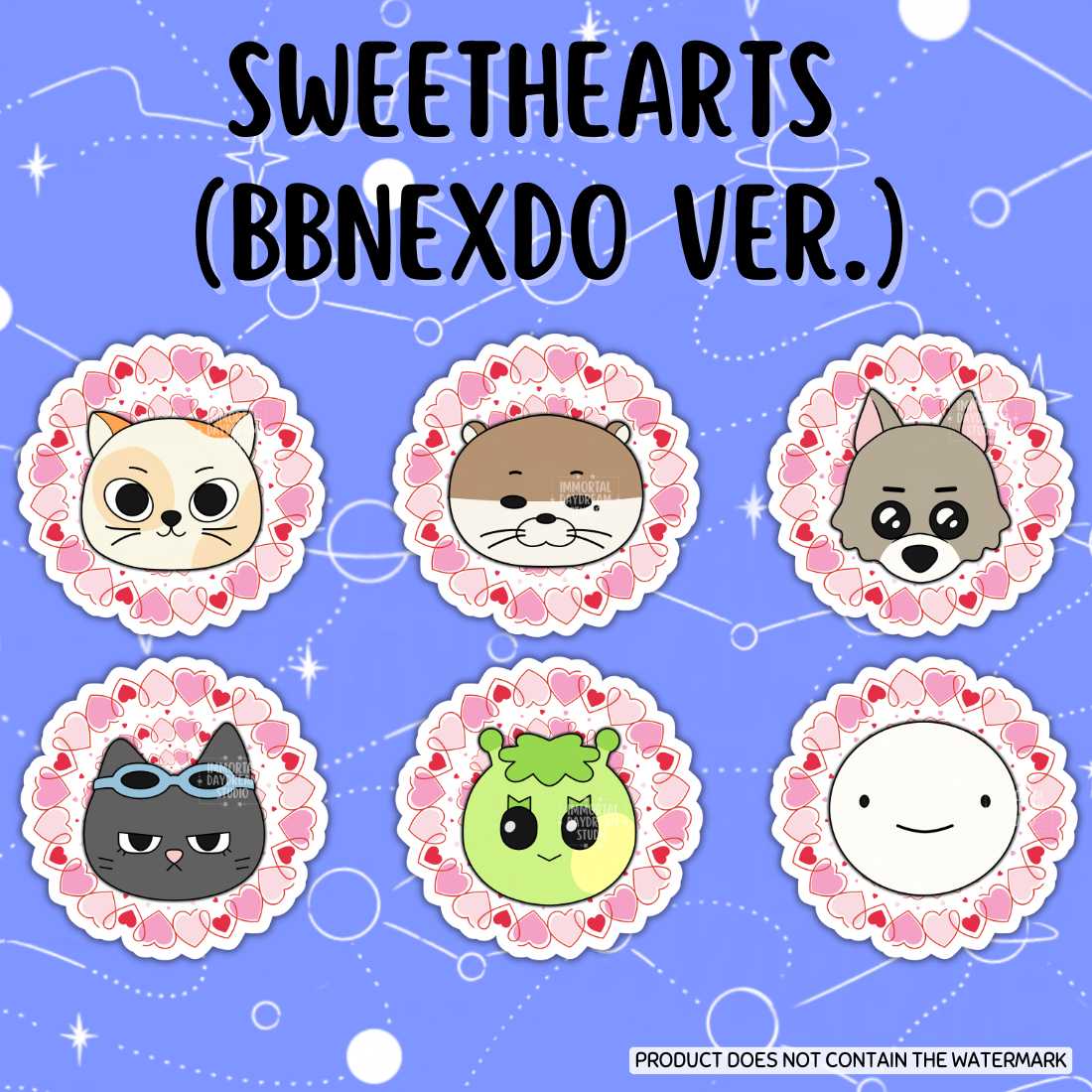 SWEETHEARTS (BBNEXDO Version) Stickers