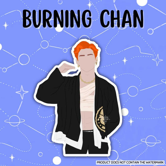Burning Chan Sticker