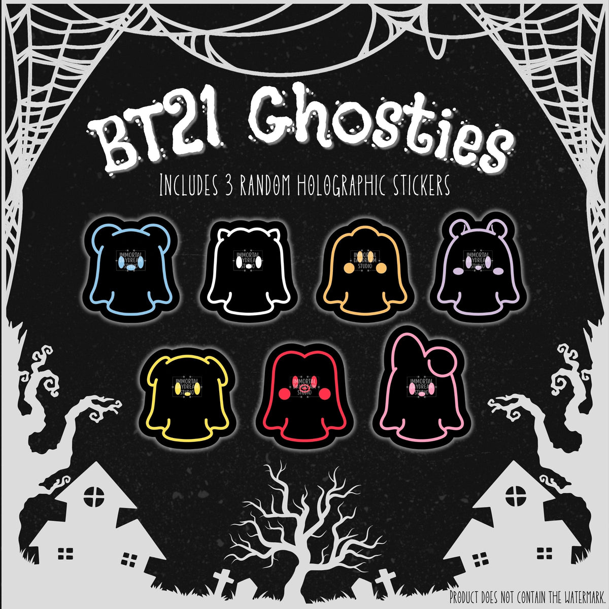BT21 Ghosties Mystery Pack (Stickers)