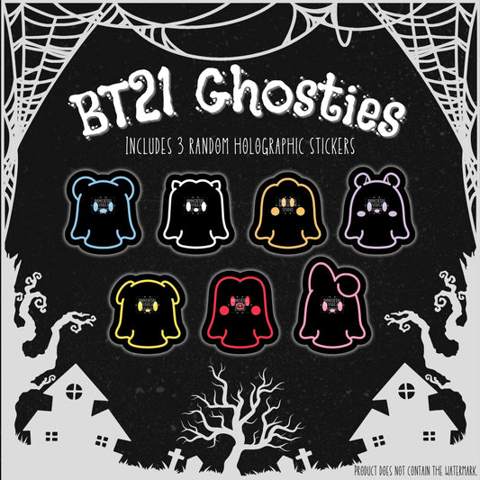 BT21 Ghosties Mystery Pack (Stickers)