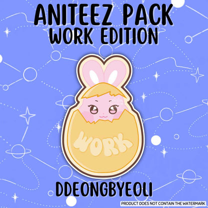 ANITEEZ Mystery Pack: Work Edition (Stickers)