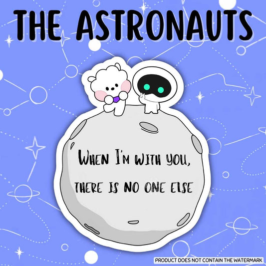 The Astronauts Sticker/Flat Magnet