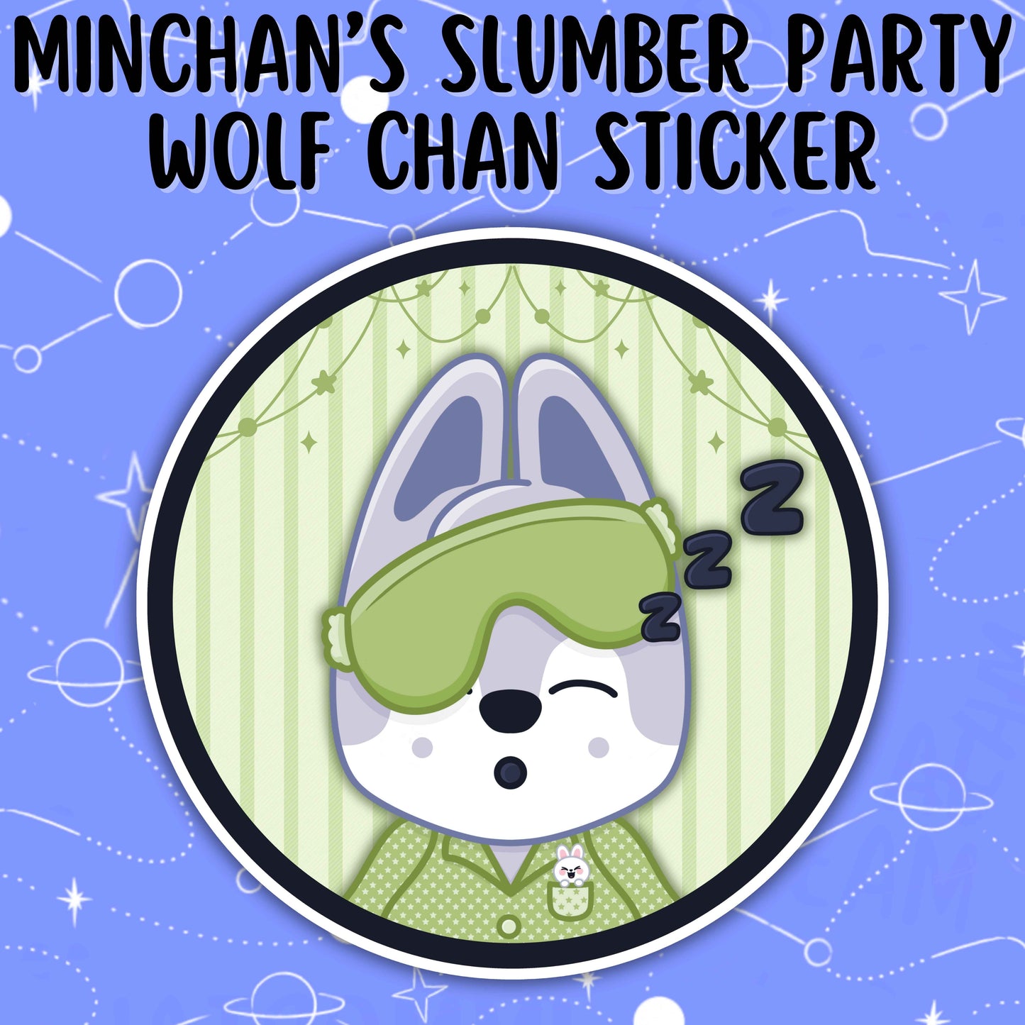 MINCHAN's Slumber Party Event Stickers