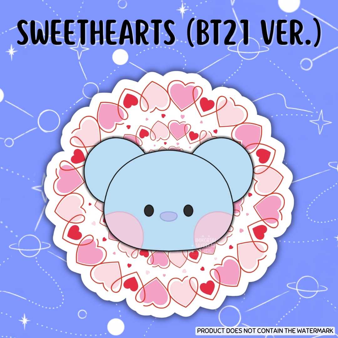 SWEETHEARTS (BT21 Version) Stickers