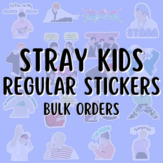 Stray Kids Regular Stickers (Bulk)