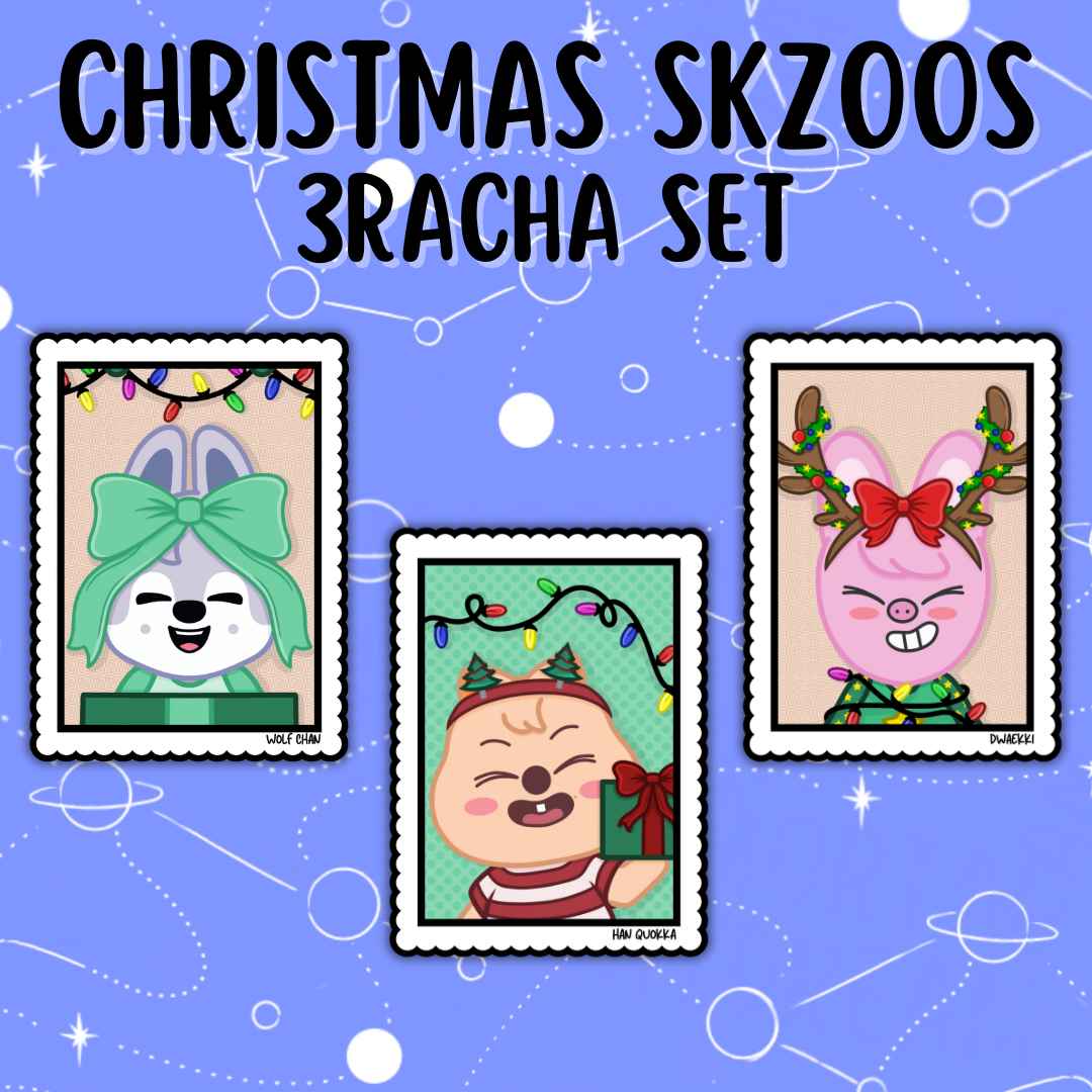 Christmas SKZOOs Stickers