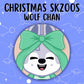 Christmas SKZOOs Button Pins (Gacha Draw)