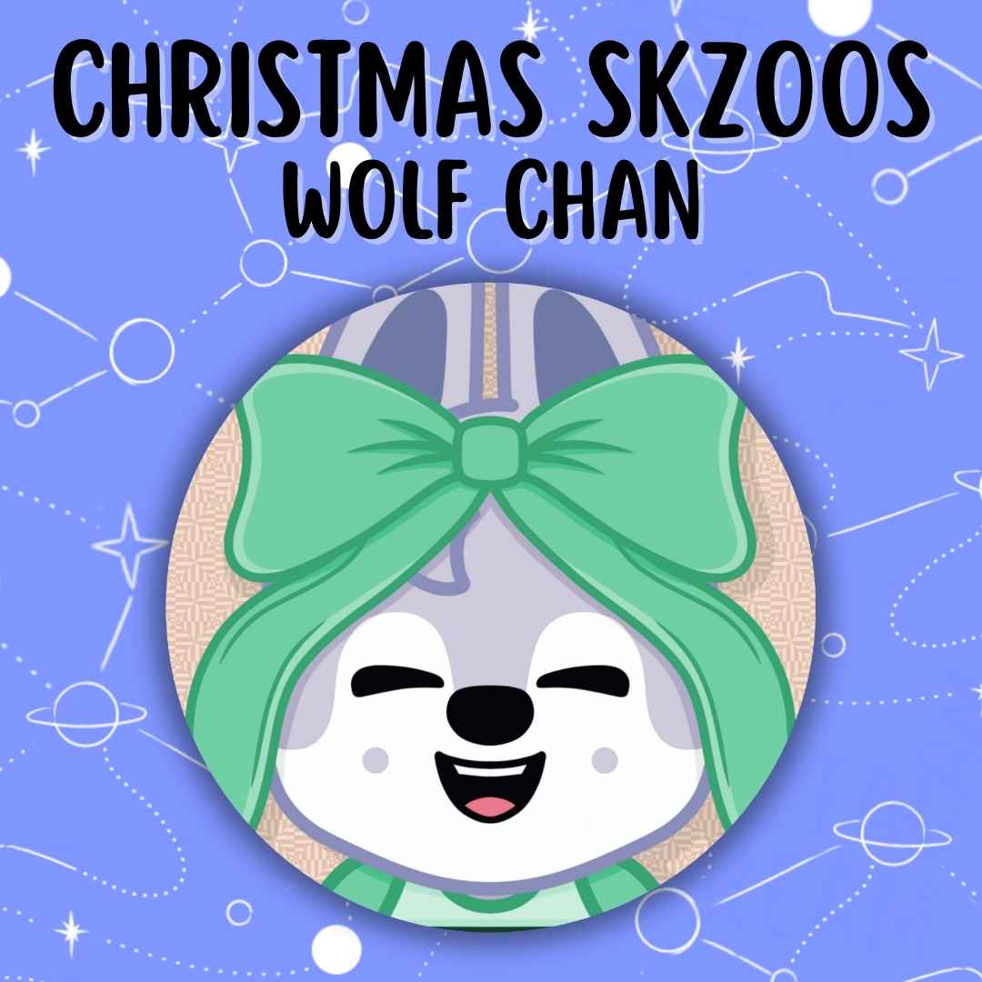 Christmas SKZOOs Button Pins (Gacha Draw)