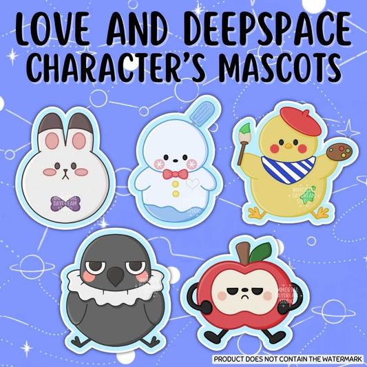 LOVE AND DEEPSPACE: Character's  Mascots Stickers