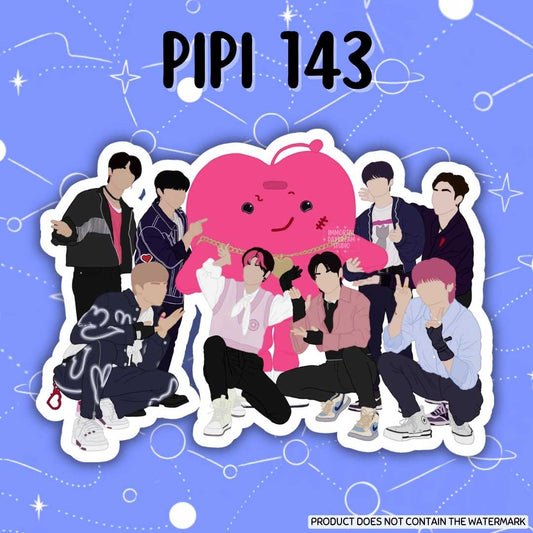 PIPI 143 Sticker/Flat Magnet