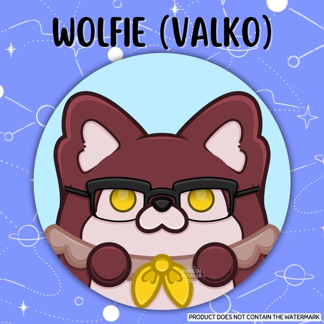 LOVE AND DEEPSPACE: Character's  Mascots Button Pins