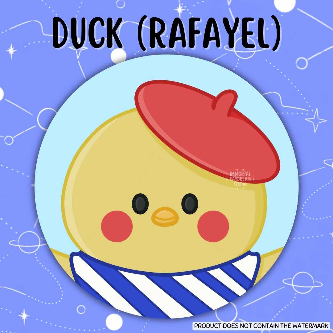 LOVE AND DEEPSPACE: Character's  Mascots Button Pins