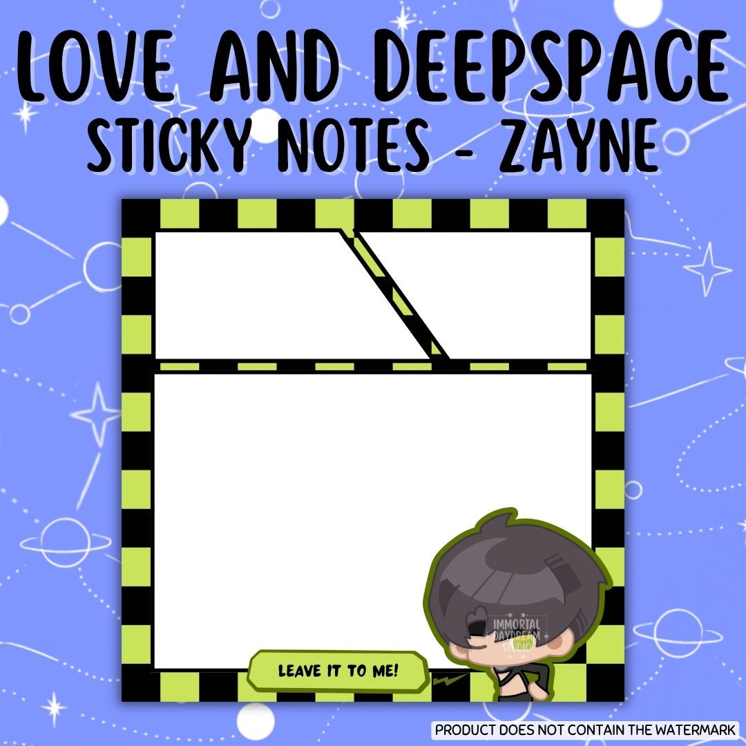 LOVE AND DEEPSPACE: Sticky Notes