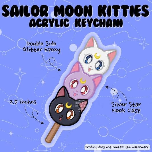 Sailor Moon Kitties Keychain
