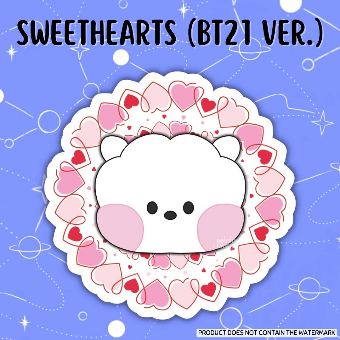 SWEETHEARTS (BT21 Version) Stickers