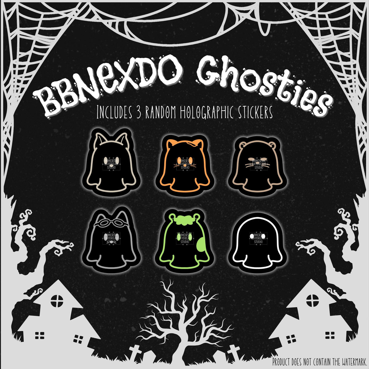 BBNEXDO Ghosties Mystery Pack (Stickers)