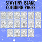 STAYTINY Island Coloring Pages (Digital Download)