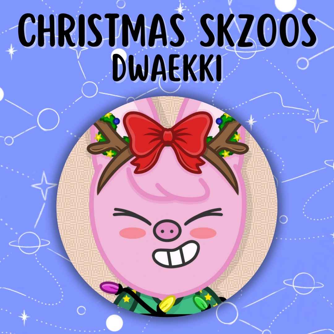 Christmas SKZOOs Button Pins (Gacha Draw)