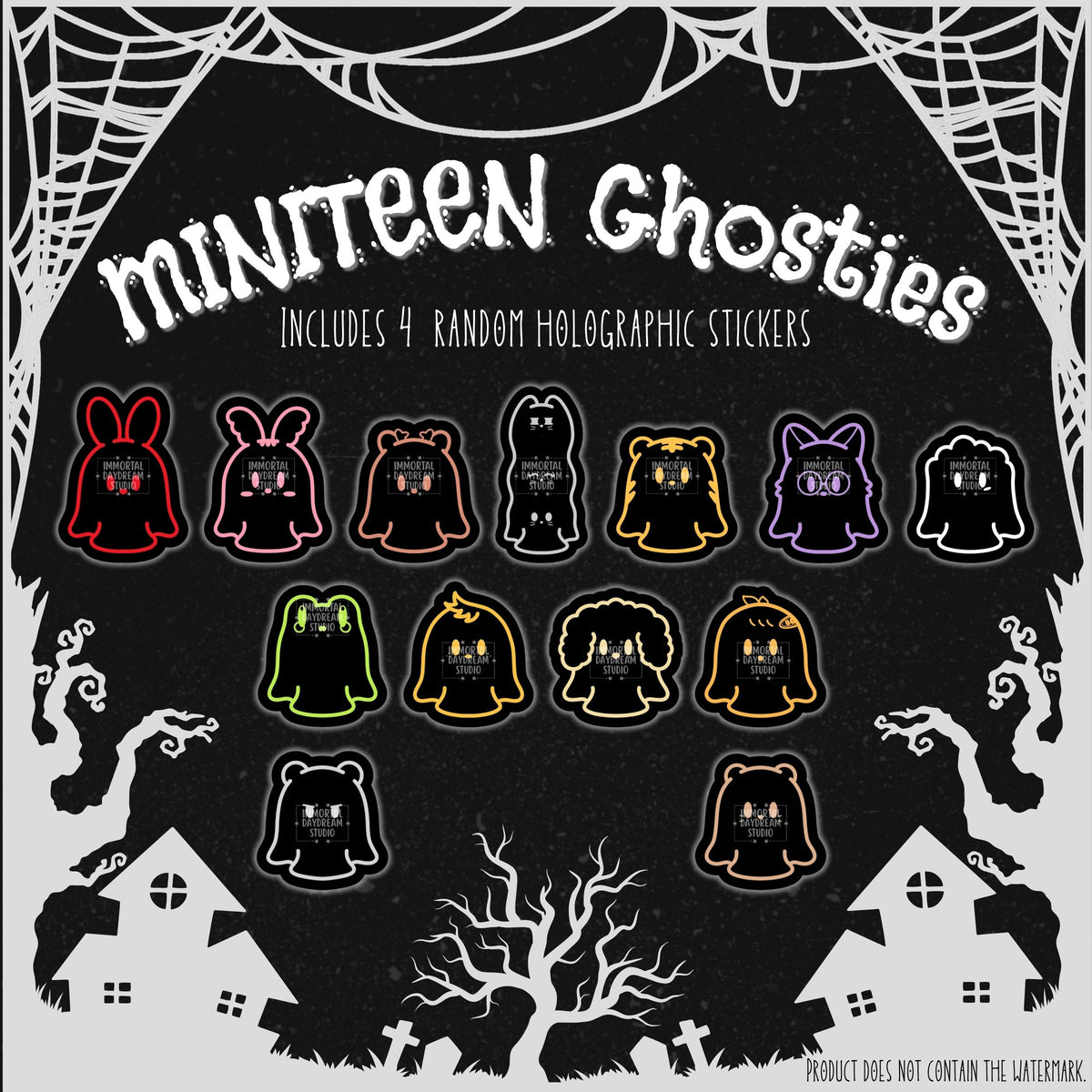 MINITEEN Ghosties Mystery Pack (Stickers)