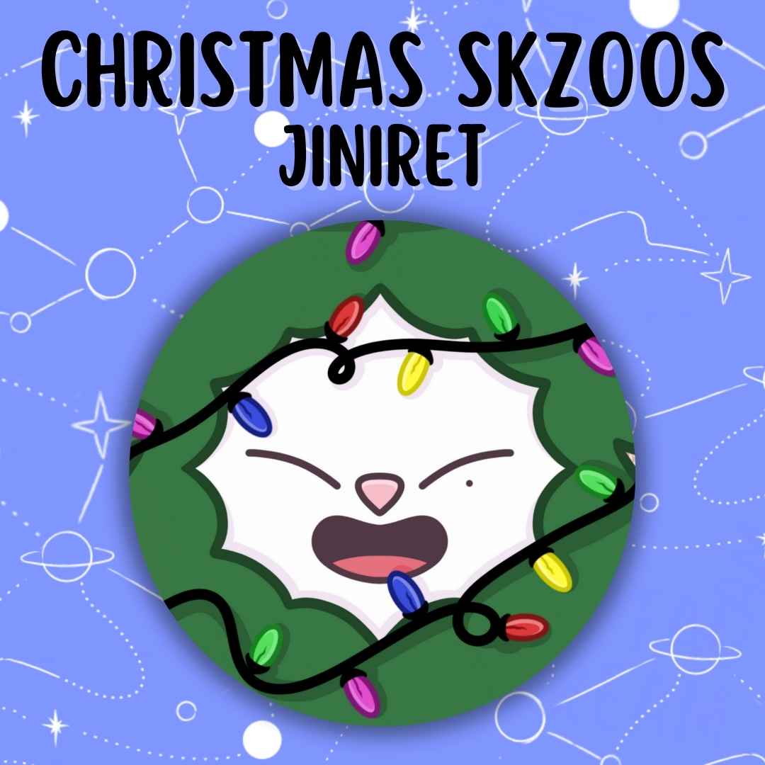 Christmas SKZOOs Button Pins (Gacha Draw)