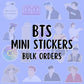 BTS Mini Stickers (Bulk)