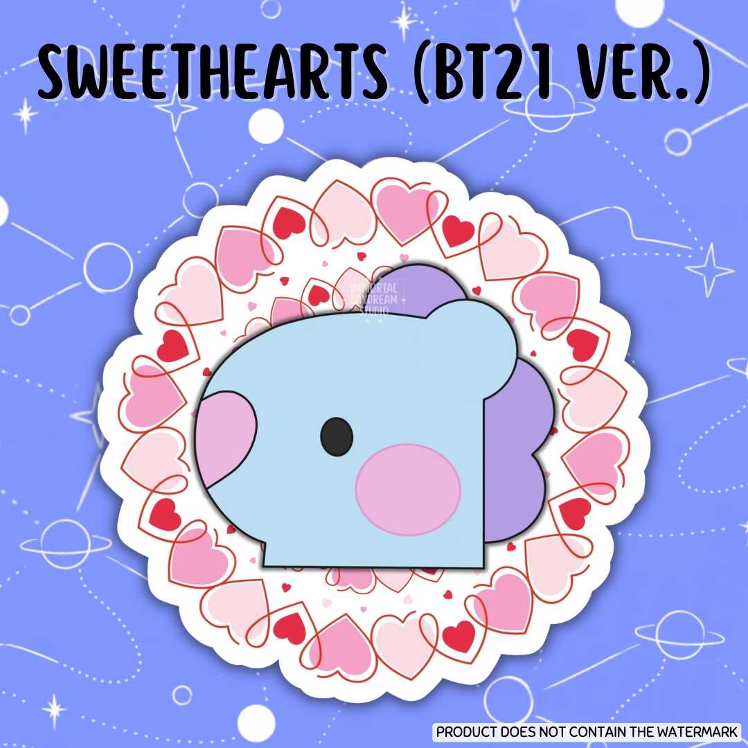 SWEETHEARTS (BT21 Version) Stickers