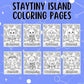 STAYTINY Island Coloring Pages (Digital Download)