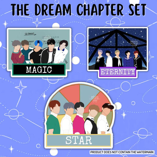 The Dream Chapter Stickers/Flat Magnets Set