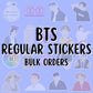 BTS Regular Stickers (Bulk)