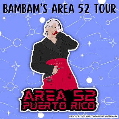 Bambam's AREA 52 Tour Sticker