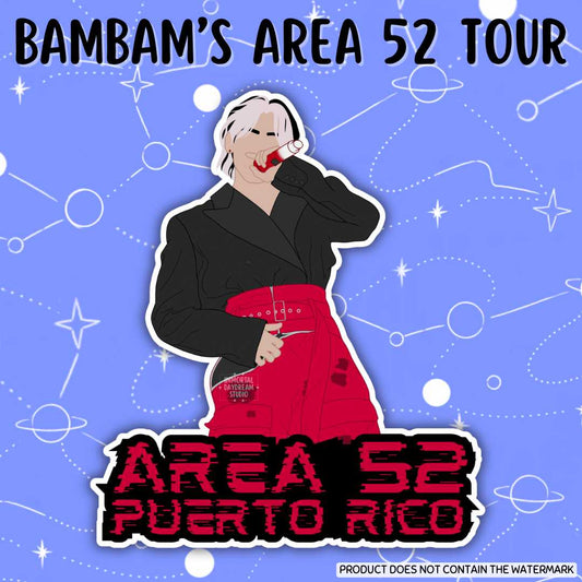 Bambam's AREA 52 Tour Sticker