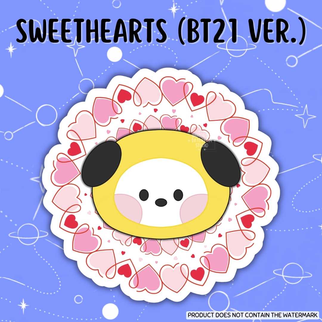 SWEETHEARTS (BT21 Version) Stickers