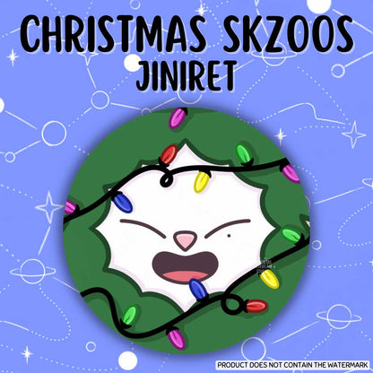 Christmas SKZOOs Button Pins (Gacha Draw)