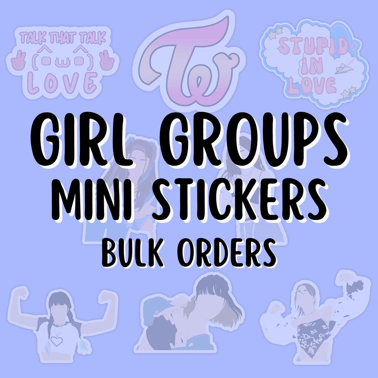 Girl Groups Mini Stickers (Bulk)