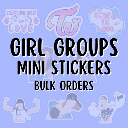 Girl Groups Mini Stickers (Bulk)