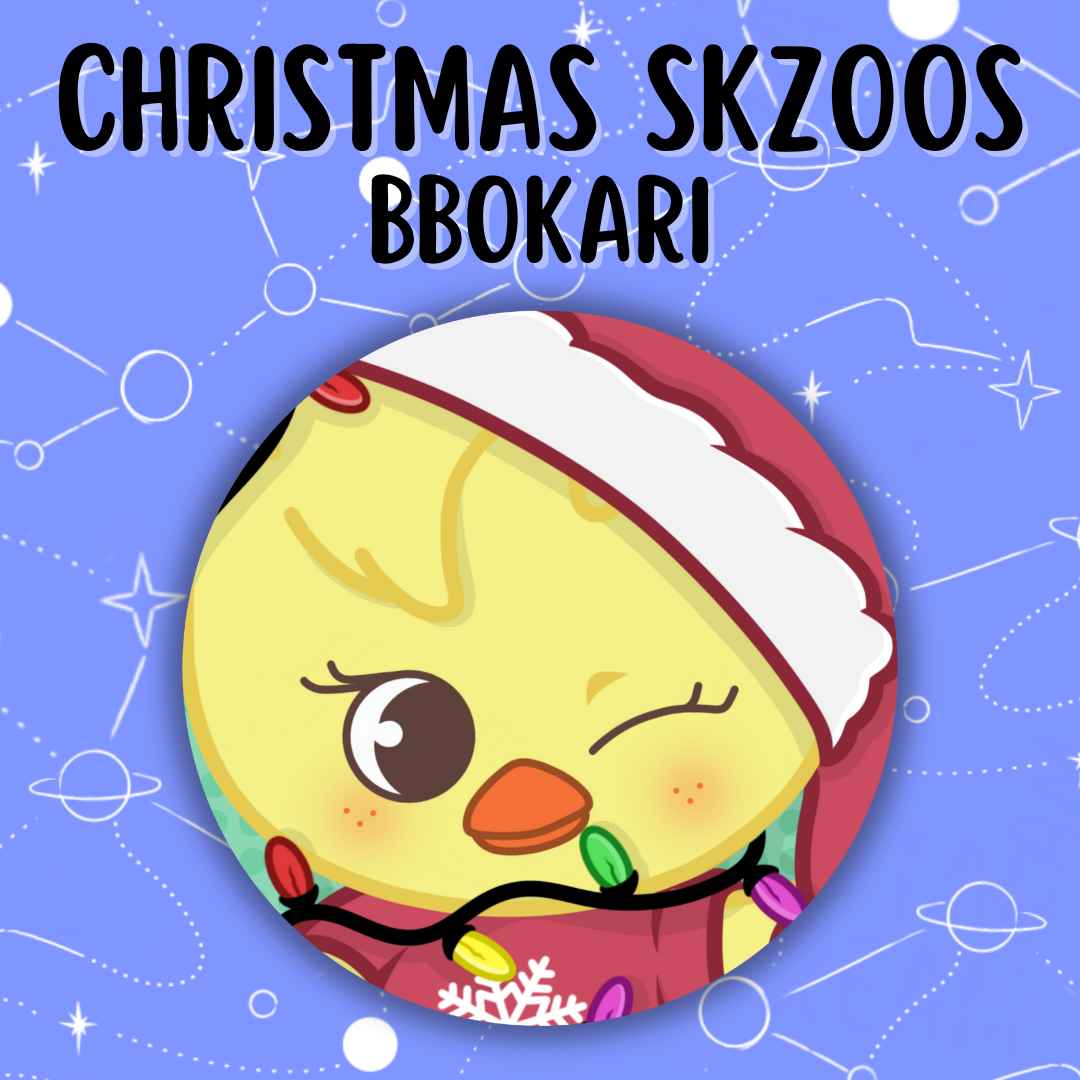 Christmas SKZOOs Button Pins (Gacha Draw)