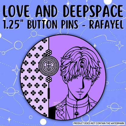 Love and Deepspace Button Pins (Gacha Draw)
