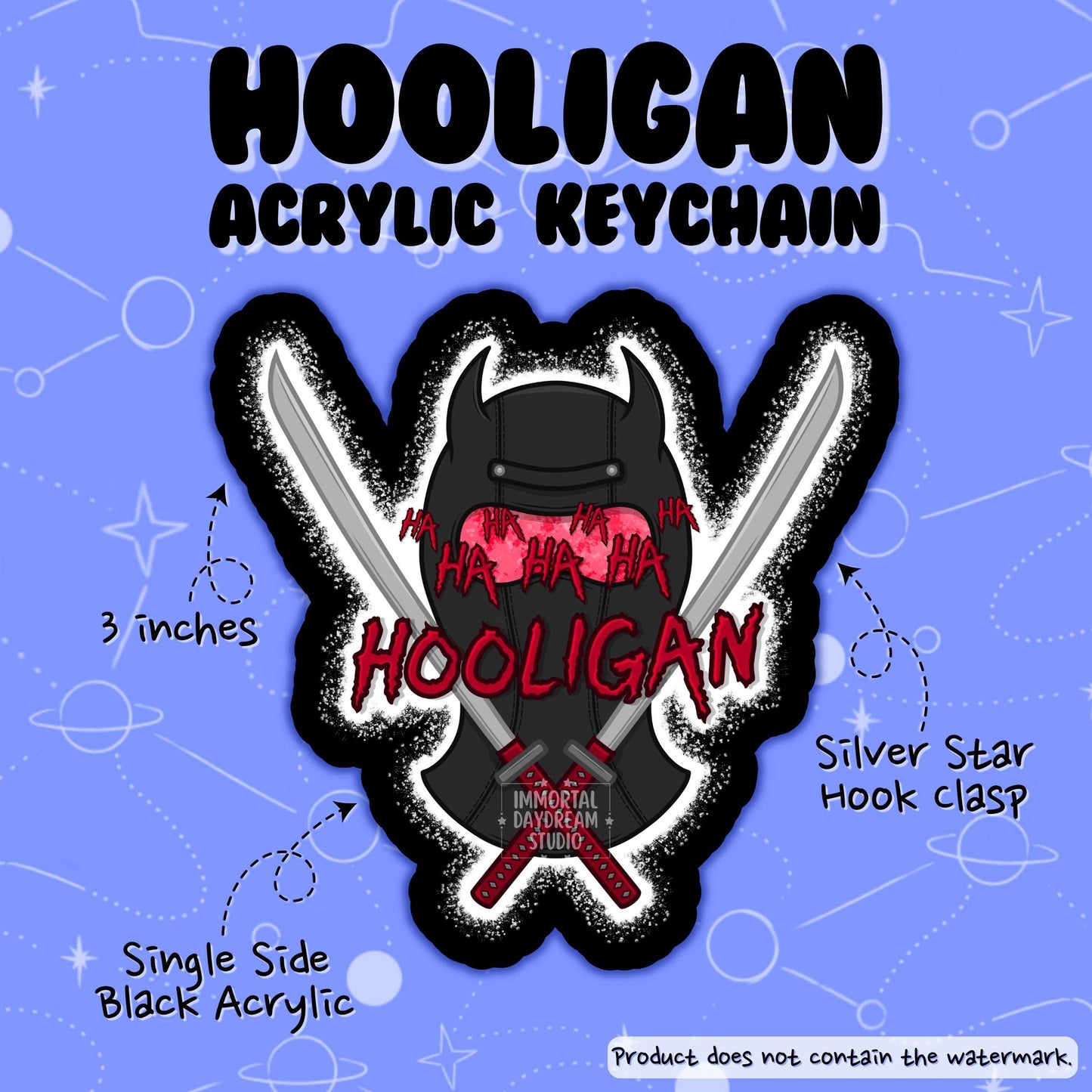 Hooligan Keychain