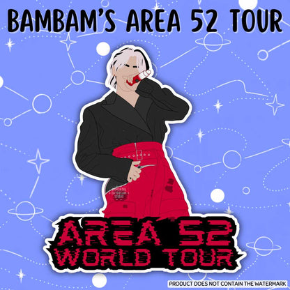 Bambam's AREA 52 Tour Sticker