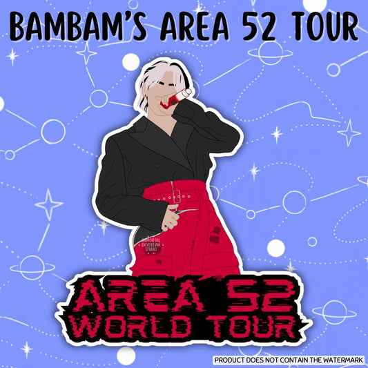 Bambam's AREA 52 Tour Sticker