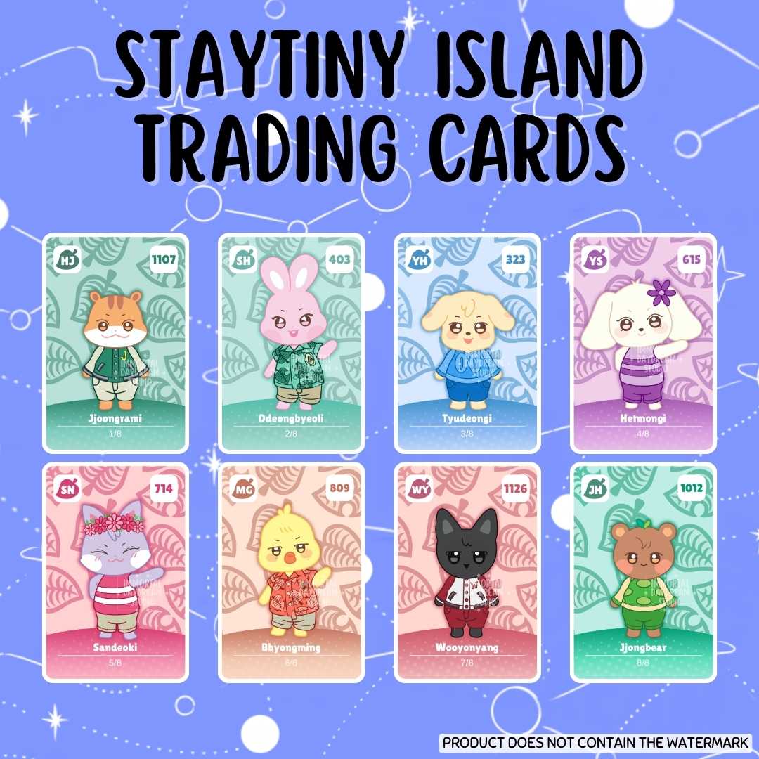 STAYTINY Island Trading Cards