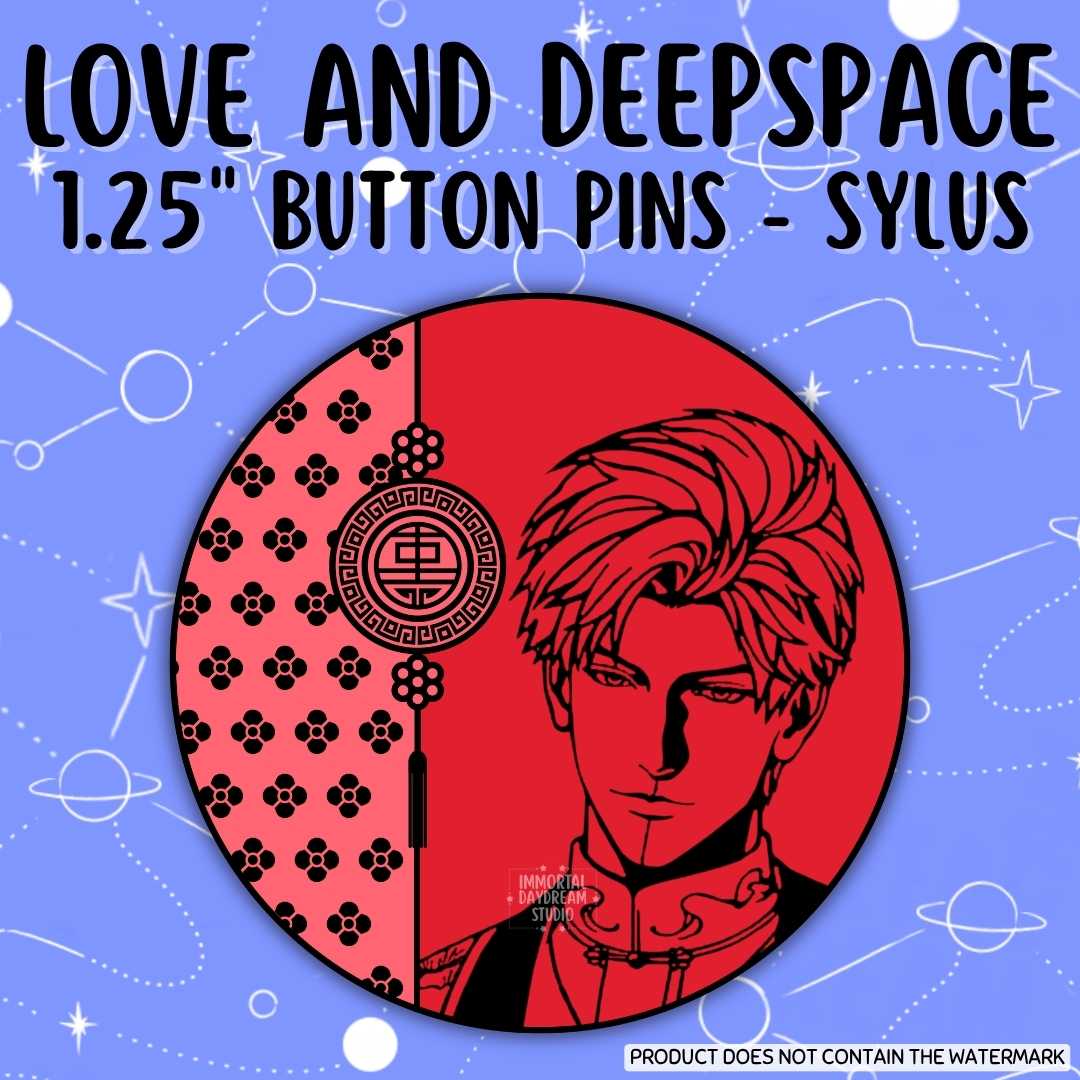 Love and Deepspace Button Pins (Gacha Draw)