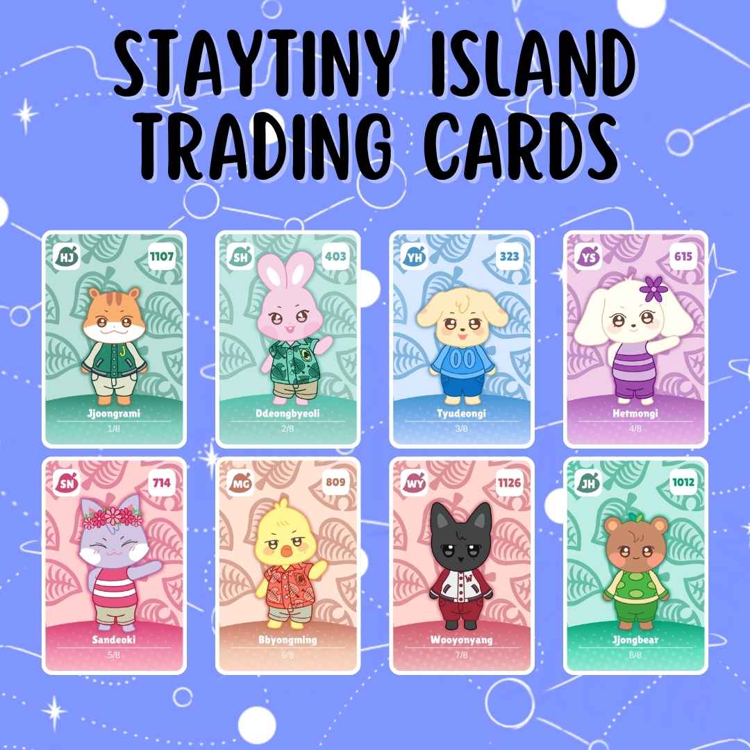 STAYTINY Island Trading Cards