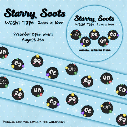 Starry Soots Washi Tape