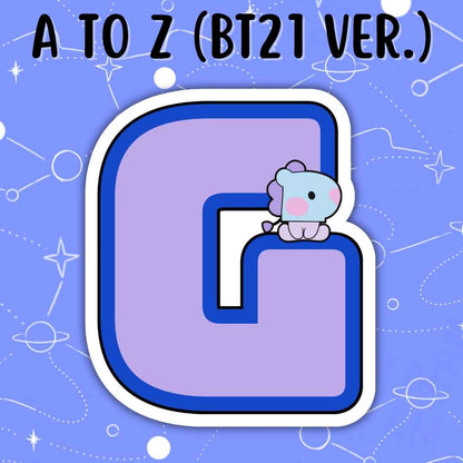 A to Z (BT21 Version): Mang Stickers