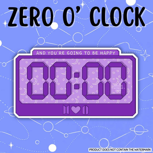 00:00 Zero O' Clock Keychain