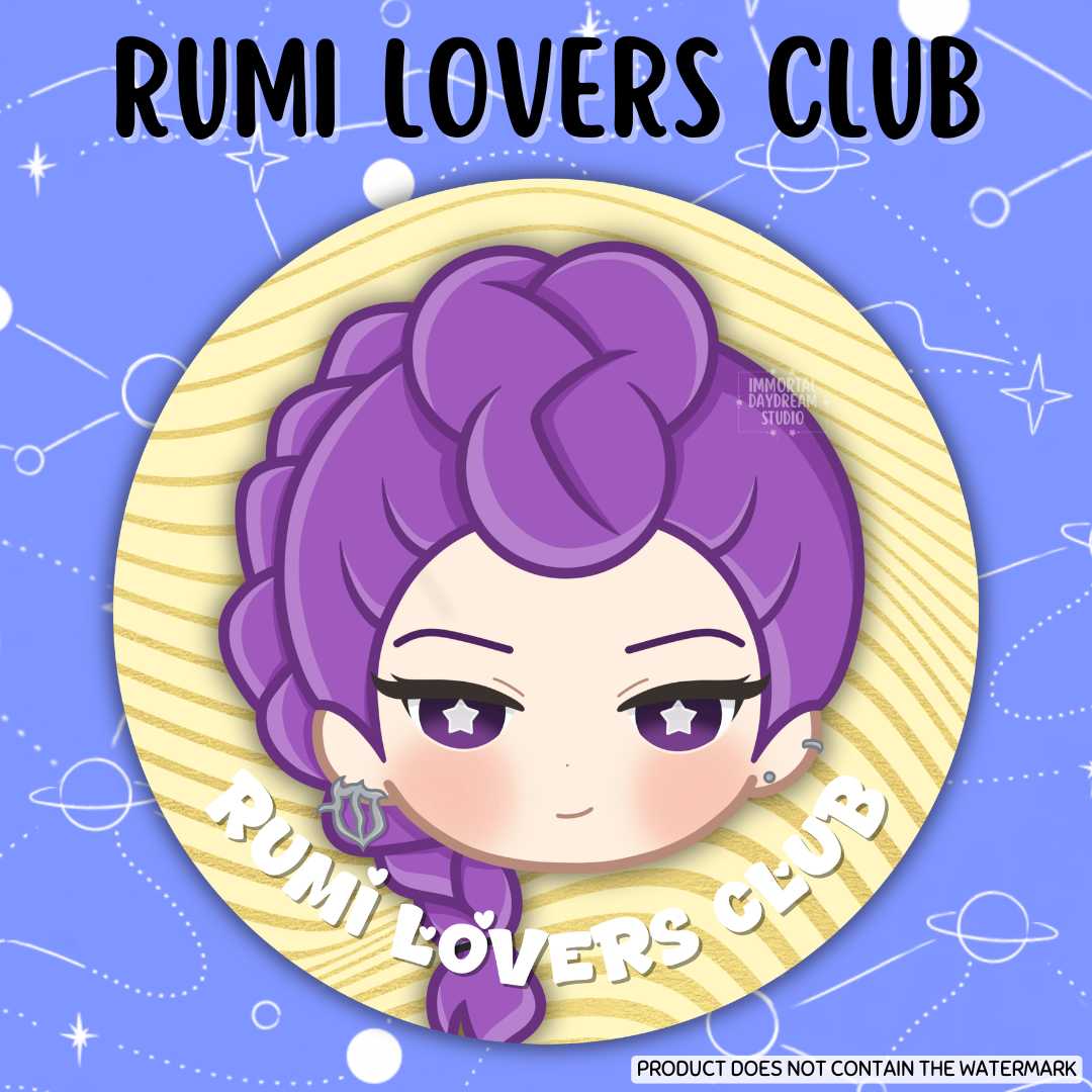 K-POP DEMON HUNTERS: Huntrix/Saja Boys Lovers Club Button Pins