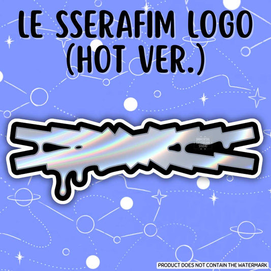 LE SSERAFIM Logo (HOT Ver.) Sticker
