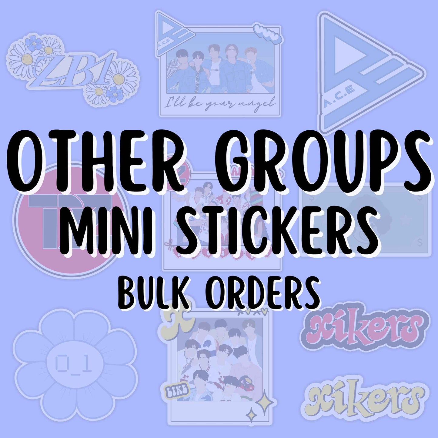 Other Boy Groups Mini Stickers (Bulk)